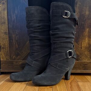 Kenneth Cole Reaction Gray Suede Women's Boots